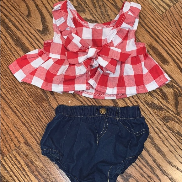 Crop top and denim jeans set - Picture 5 of 5